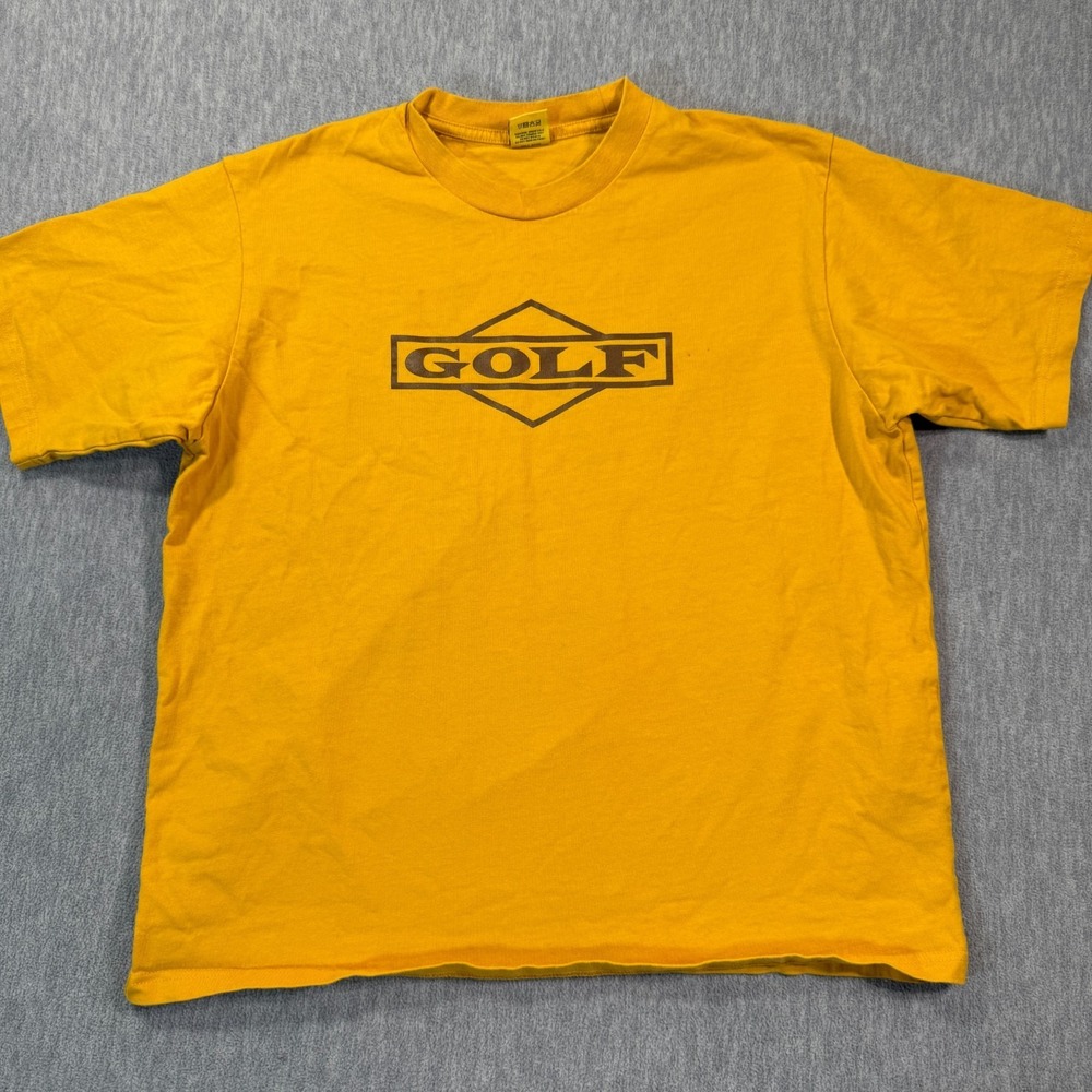 GOLF WANG Deuce Tee Gold Diamond Logo Tyler The Creator Wang M Women Crop Tee